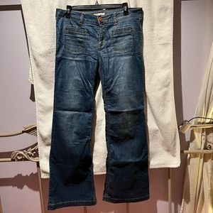 CAbi Style762R Farrah bell bottom jeans Size 10